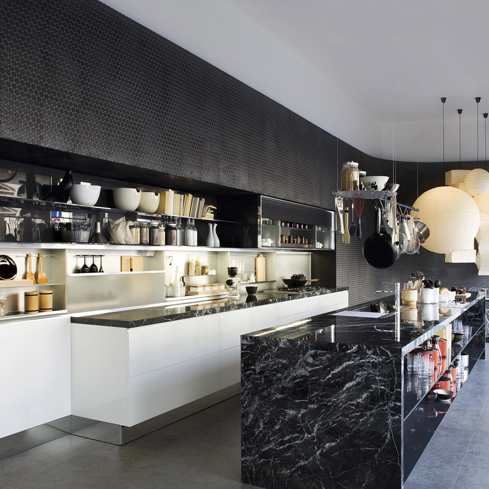 Marmer kopen? wij hebben een breed assortiment! Hoogglans de hand beige keuken